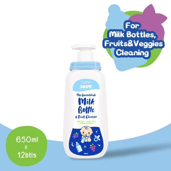 babySWIPE The Concentrate Milk Bottle and Fruit Cleanser 650ml